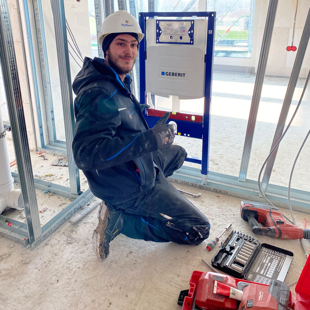 Baustelle-Anlagenmechaniker