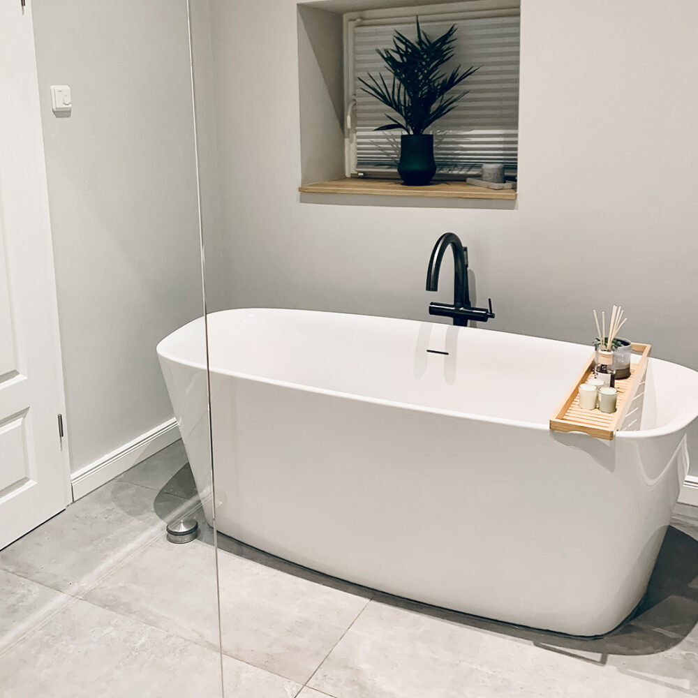 Freistehende Badewanne