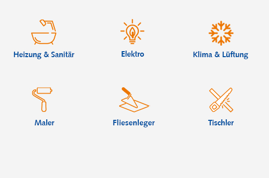 Alle Leistungen im Bereich Haustechnik